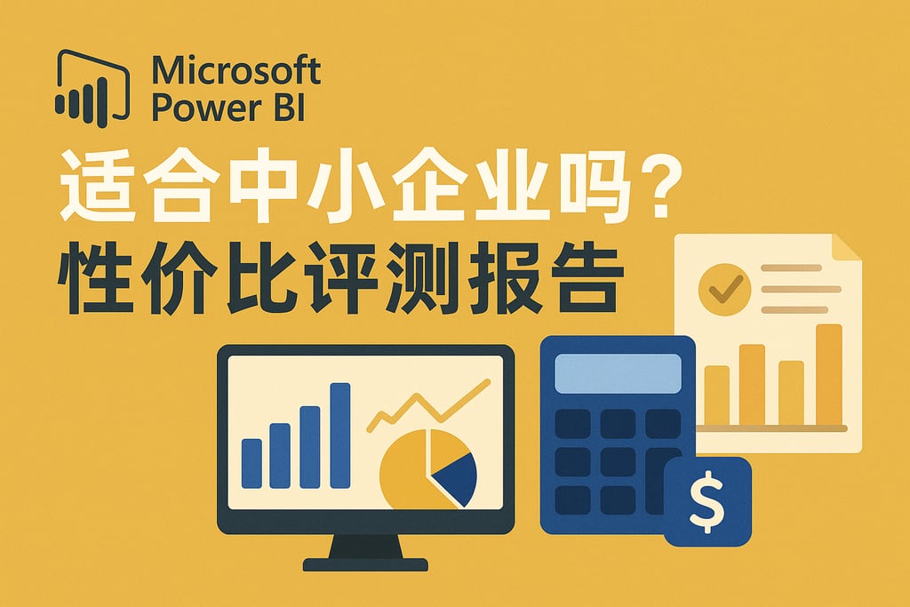 Microsoft Power BI适合中小企业吗？性价比评测报告
